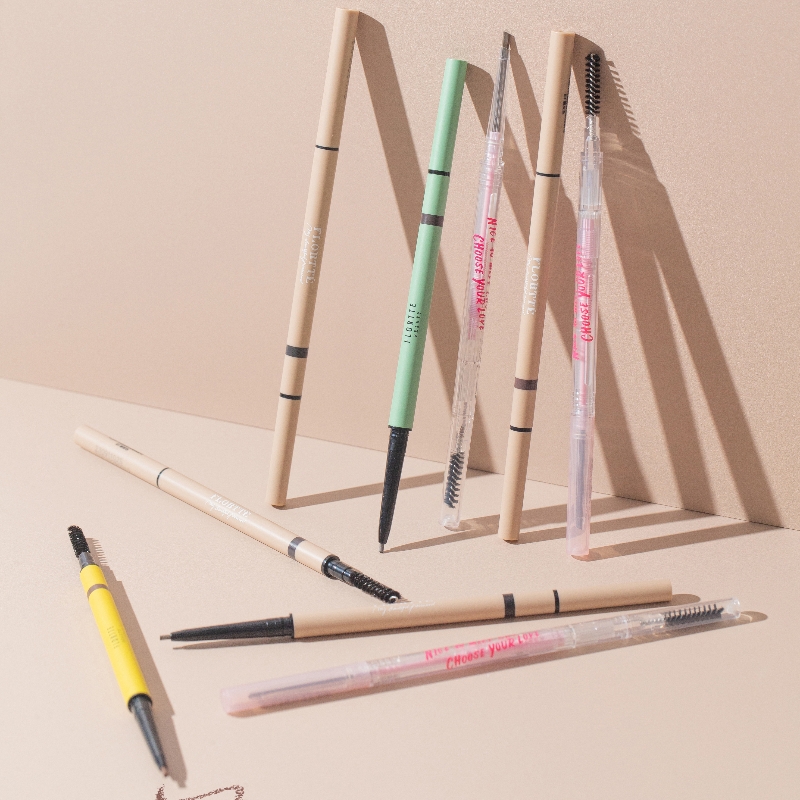 Flortte Rotating Double-Headed Fine Eyebrow Pencil 0.05g