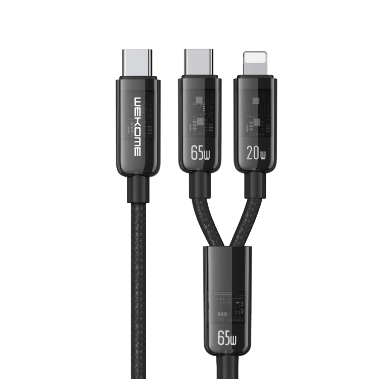 [SFWK0004] WEKOME WDC-194 Vanguard Super Fast Charging Cable(2-in-1) (65W)（Type-c/iphone）