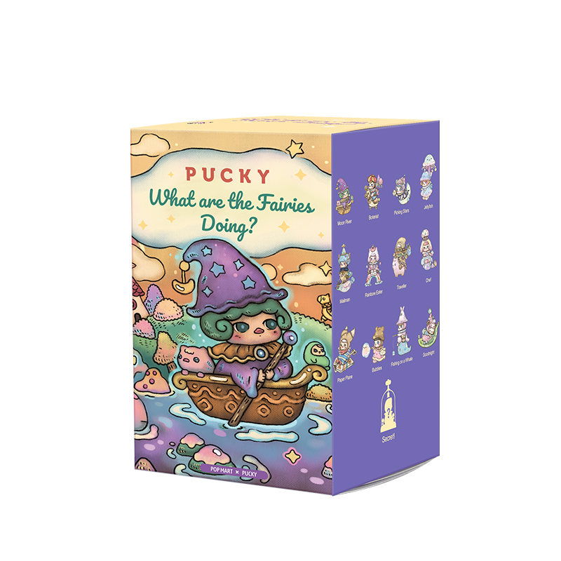 POPMART泡泡玛特 PUCKY精灵们在做什么系列盲盒手办玩具
