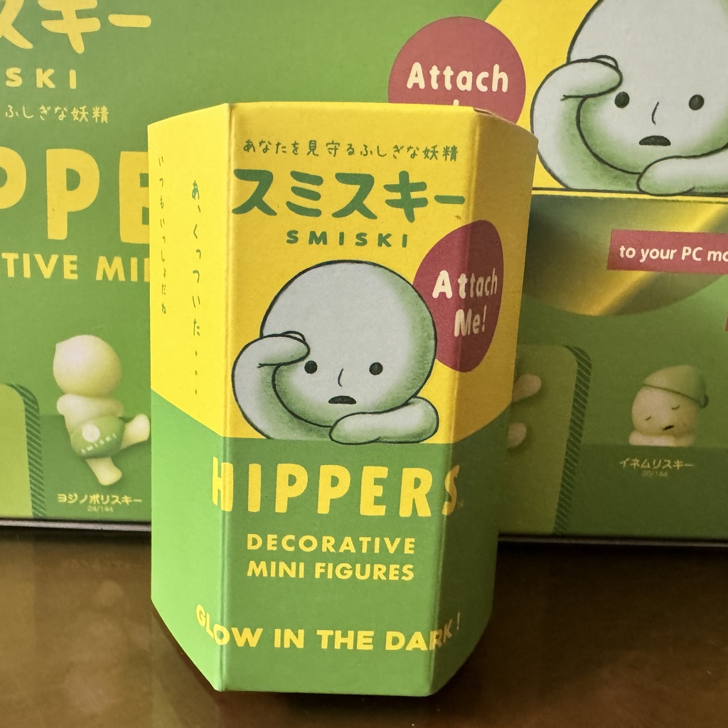 smiski夜光精灵盲盒hipper趴趴