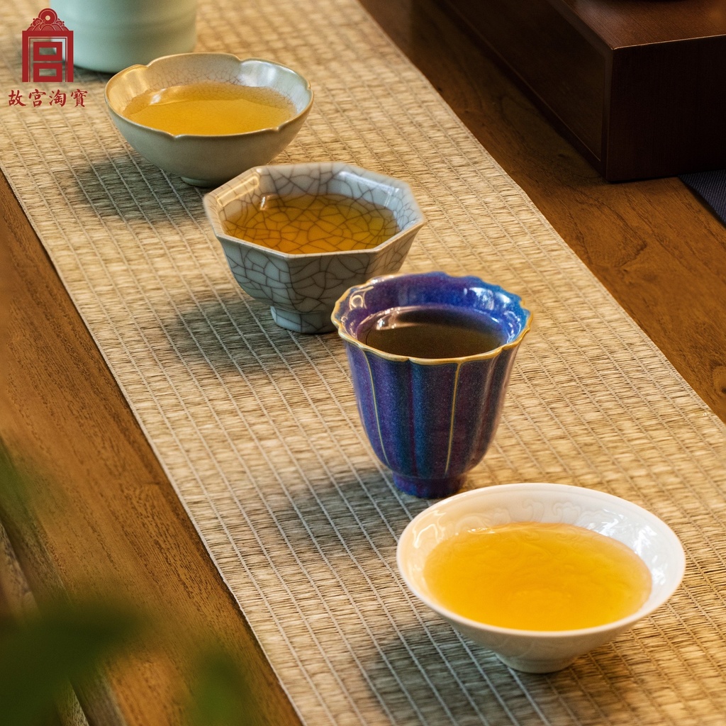 故宫淘宝｜五大名窑茶具茶杯套装博物馆文创伴手礼生日礼物男士 