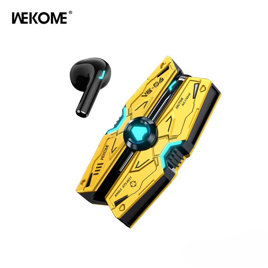 WEKOME VB06 机械系列金属蓝牙耳机 (Yellow)