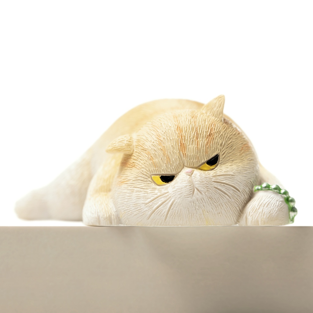 Forbidden City Taobao | Lying Cat Desktop Car Cat Ornament Figurine, a Perfect Birthday Gift and Museum Cultural and Creative Souvenir