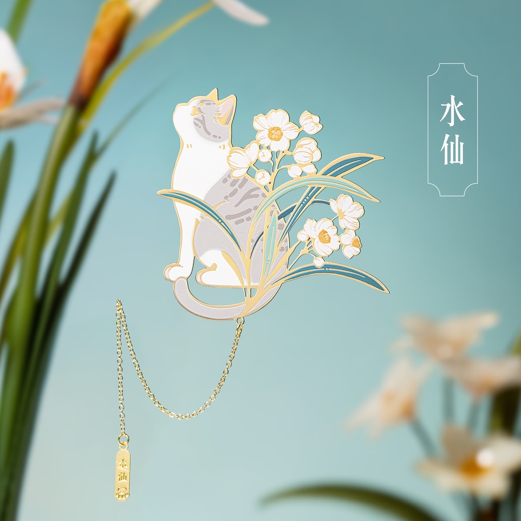 The Forbidden City taobao | Palace Cat Seeking Fragrance Bookmark. A Classical Chinese-style Birthday Gift. A Cultural and Creative Souvenir from the Museum.