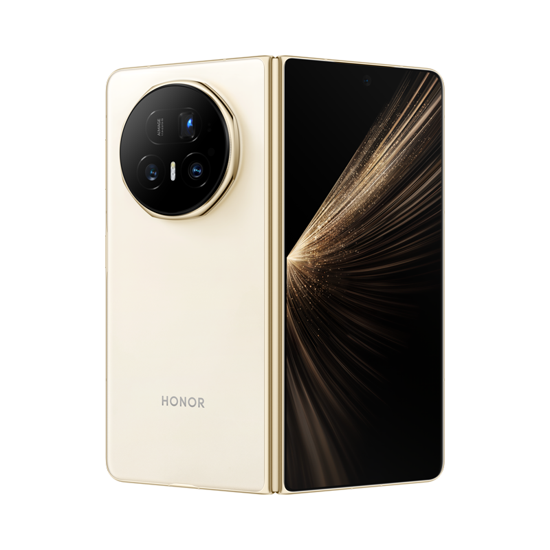 HONOR Magic V5 Foldable Phone, 8.8mm thin and light with long battery life, powered by the full - spec Qualcomm Snapdragon 8 Extreme Edition, a smart large - screen device for business