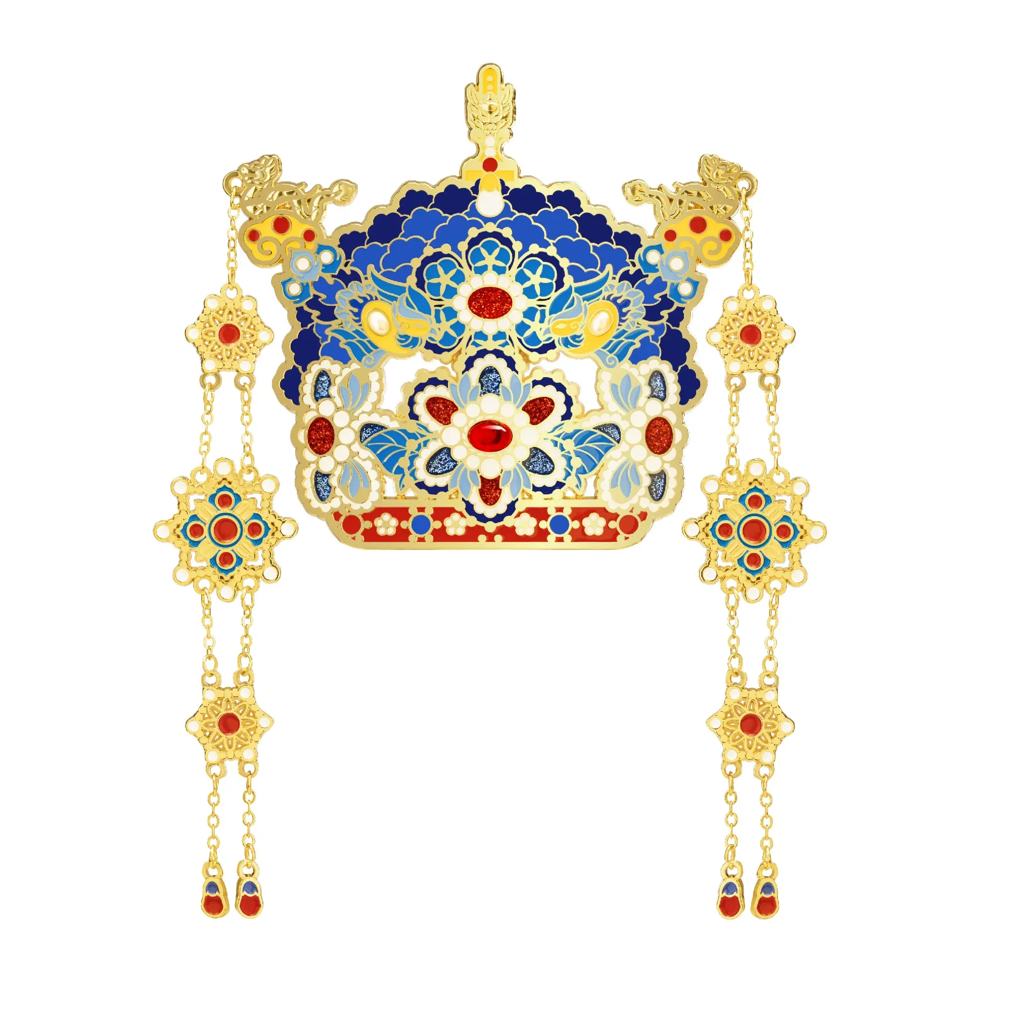 La Cité Interdite taobao | Aimant pour réfrigérateur Phoenix Crown : Un Phoenix arrive avec un présage propice