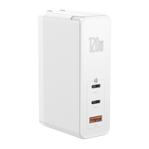 [CE0005] 倍思 120W 氮化镓快速充电器 2USB-C 1USB-A