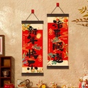 Hanging ornaments for the Year of the Snake in 2025, New Year and Spring Festival decorations, New Year's Day hanging ornaments. Peace and joy. Couplets for the entrance door.