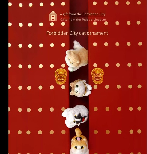 Papa Cat Desktop Car Cat Ornament Figure Birthday Gift Museum Cultural and Creative Product